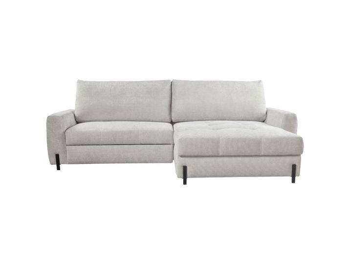 MID.YOU ECKSOFA, Beige, 3-Sitzer, Ottomane rechts, L-Form, 265x162 cm, Made in EU, Liegefunktion, Rücken echt, Wohnzimmer, Sofas & Couches, von MID.YOU