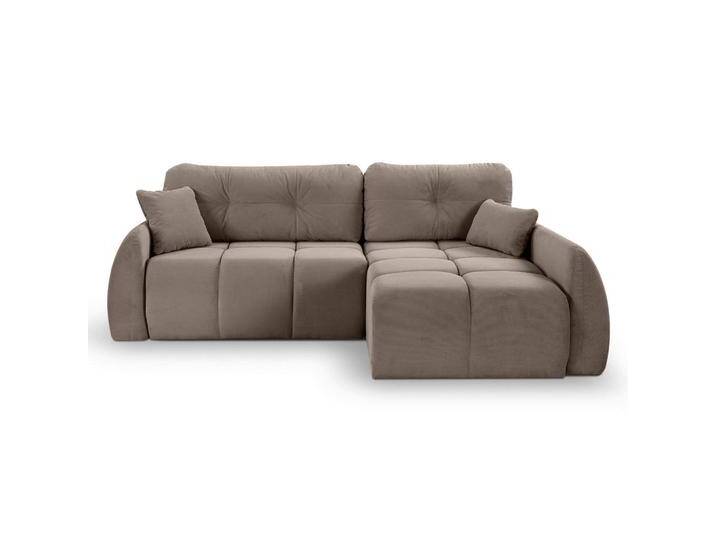 MID.YOU ECKSOFA, Beigebraun, 5-Sitzer, Füllung: Polyurethan (PUR),Polyurethan (PUR), L-Form, 255x155 cm, Made in EU, FSC MIX, Liegefunktion, von MID.YOU