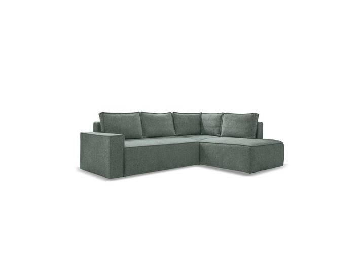 MID.YOU ECKSOFA BRAVE DAVE, Struktur, 6-Sitzer, L-Form, 247x194 cm, Made in EU, OEKO-TEX® STANDARD 100, Bettkasten erhältlich, Bettfunktion von MID.YOU