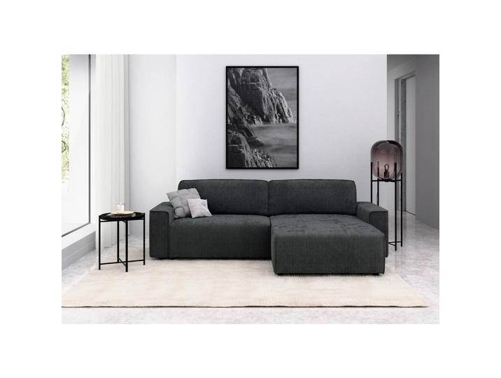 Ecksofa, Dunkelgrau, 265x164 cm, Textil, 4-Sitzer & Ottomane Rechts, Modern Ecksofa, Dunkelgrau, 265x164 cm, Textil, 4-Sitzer & Ottomane Rechts, Modern von XXXLutz