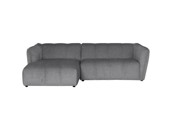 MID.YOU ECKSOFA LIVOLI, Hellgrau, 3-Sitzer, 246x160 cm, Made in EU, Wohnzimmer, Sofas & Couches, Wohnlandschaften von MID.YOU