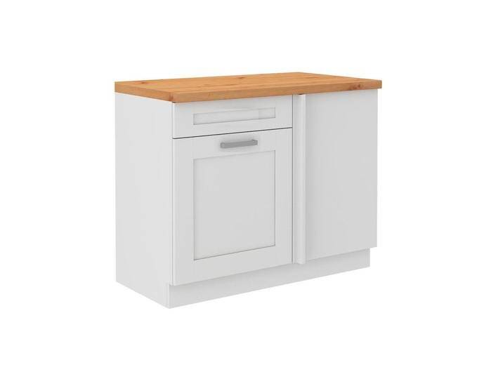 MID.YOU ECKUNTERSCHRANK, Weiß, 1 Fächer, 110x86x60 cm, Küchen, Küchenmöbel, Küchenschränke, Küchenunterschränke von MID.YOU