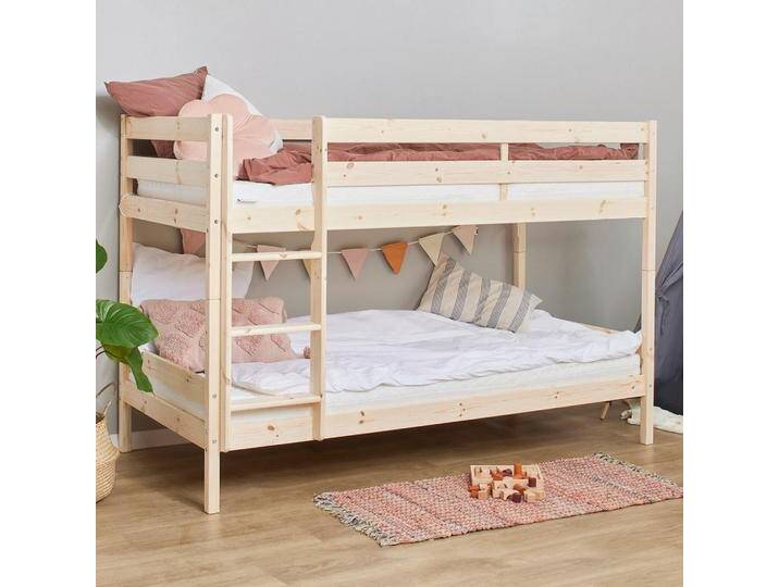 MID.YOU ETAGENBETT, Kiefer, Holz, Kiefer, massiv, Höhe ca. 9 cm, 90x190 cm, für Rollrost geeignet, sichtbare Massivholzteile, Holzmöbel, Kinderbetten MID.YOU ETAGENBETT, Kiefer, Holz, Kiefer, massiv, Höhe ca. 9 cm, 90x190 cm, für Rollrost geeignet, sichtbare Massivholzteile, Holzmöbel, Kinderbetten von MID.YOU