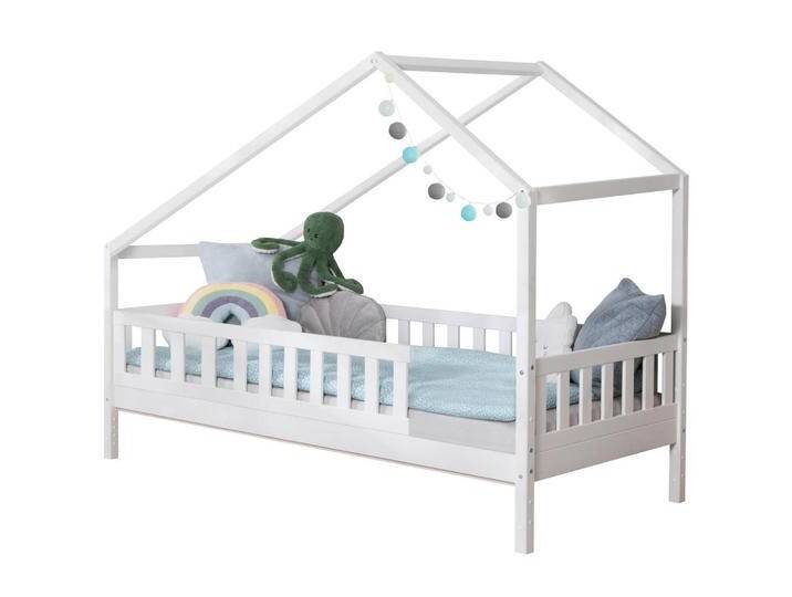 MID.YOU HAUSBETT, Weiß, Birke,Kiefer, Schichtholz,massiv, H2, Höhe ca. 16 cm, 90x200 cm, transformierbar, nur für Rollroste geeignet, bodentiefer MID.YOU HAUSBETT, Weiß, Birke,Kiefer, Schichtholz,massiv, H2, Höhe ca. 16 cm, 90x200 cm, transformierbar, nur für Rollroste geeignet, bodentiefer von MID.YOU