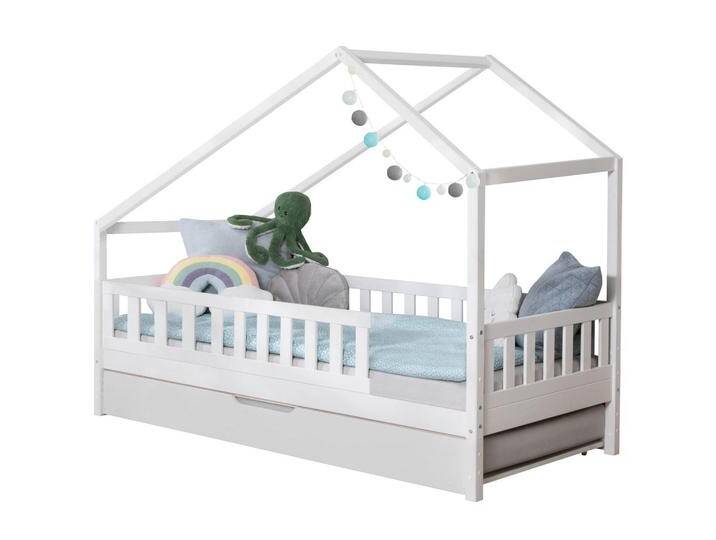 MID.YOU HAUSBETT, Weiß, Holz, Birke,Kiefer, Schichtholz, Höhe ca. 16 cm, seitenverkehrt montierbar, 90x200 cm, transformierbar, nur für Rollroste MID.YOU HAUSBETT, Weiß, Holz, Birke,Kiefer, Schichtholz, Höhe ca. 16 cm, seitenverkehrt montierbar, 90x200 cm, transformierbar, nur für Rollroste von MID.YOU