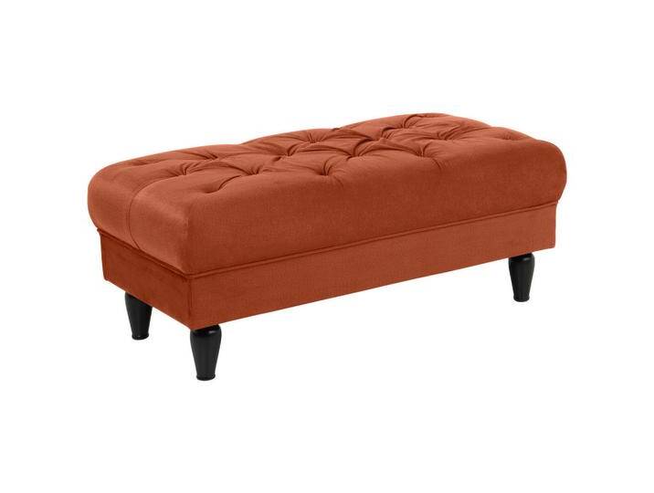 MID.YOU HOCKER, Rost, Buche, vollmassiv, rechteckig, 110x44x56 cm, Made in EU, Wohnzimmer, Hocker, Sitzhocker von MID.YOU