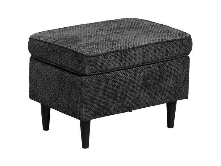 MID.YOU HOCKER, Schwarz, Buche, rechteckig, 63x43x42 cm, Made in EU, Wohnzimmer, Hocker, Sitzhocker von MID.YOU