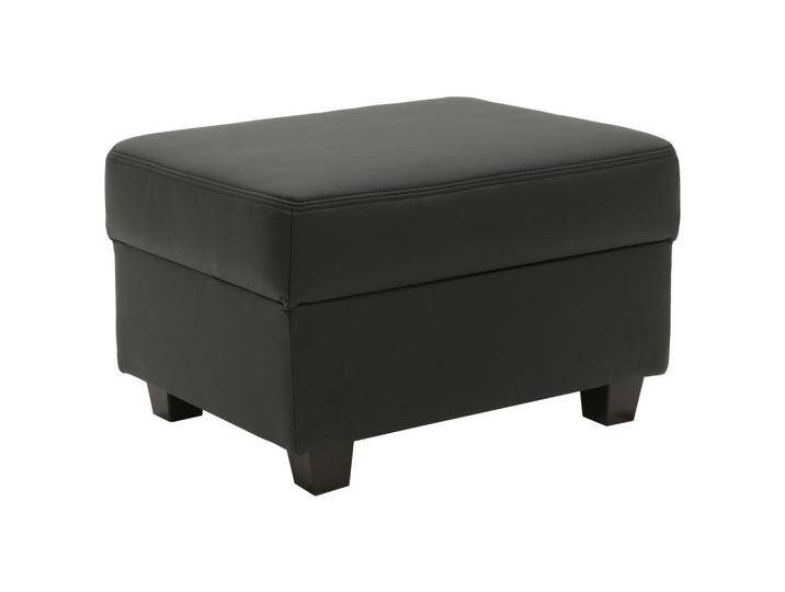 MID.YOU HOCKER, Schwarz, Uni, rechteckig, 67x41x52 cm, Made in EU, FSC MIX, Wohnzimmer, Hocker, Sitzhocker von MID.YOU