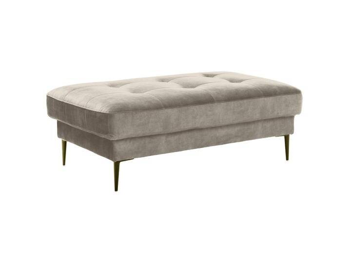 Trendmanufaktur HOCKER LUZI, Hellgrau, Füllung: Kaltschaum, Polyetherschaumkern, rechteckig, 125x42x72 cm, Made in EU, Stoffauswahl, Wohnzimmer, von XXXLutz