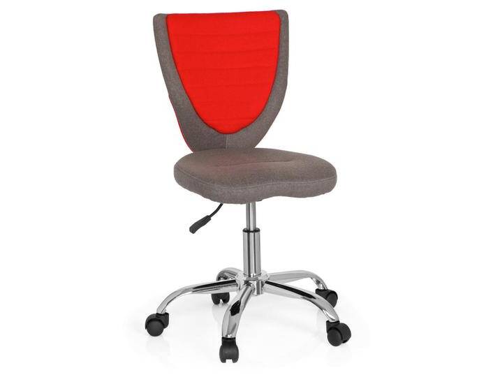 MID.YOU JUGENDDREHSTUHL, Grau, Rot, Drehkreuz, 41x94x41 cm, Arbeitszimmer, Bürostühle, Jugend- & Kinderschreibtischstühle von MID.YOU