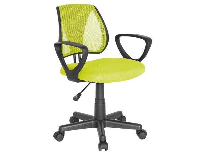 MID.YOU JUGENDDREHSTUHL, Grün, Kunststoff, Drehkreuz, 58x75-92x45 cm, Arbeitszimmer, Bürostühle, Jugend- & Kinderschreibtischstühle von MID.YOU