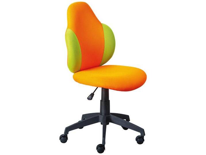 MID.YOU JUGENDDREHSTUHL, Grün, Orange, Kunststoff, Drehkreuz, 52x94(103)x56 cm, Arbeitszimmer, Bürostühle, Jugend- & Kinderschreibtischstühle von MID.YOU
