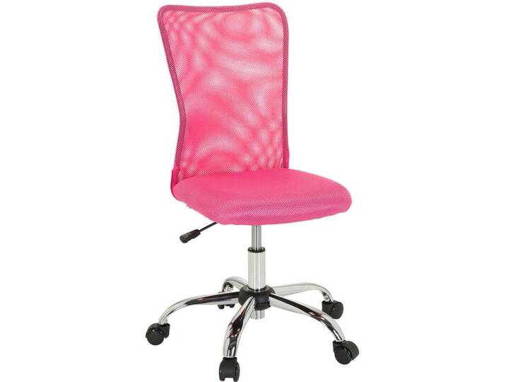 MID.YOU JUGENDDREHSTUHL, Pink, Drehkreuz, 54x88x54 cm, ergonomische Rückenlehne, Arbeitszimmer, Bürostühle, Jugend- & Kinderschreibtischstühle von MID.YOU