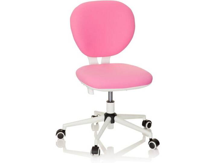 MID.YOU JUGENDDREHSTUHL, Pink, Kunststoff, Drehkreuz, 43x82-95x56 cm, Arbeitszimmer, Bürostühle, Jugend- & Kinderschreibtischstühle von MID.YOU