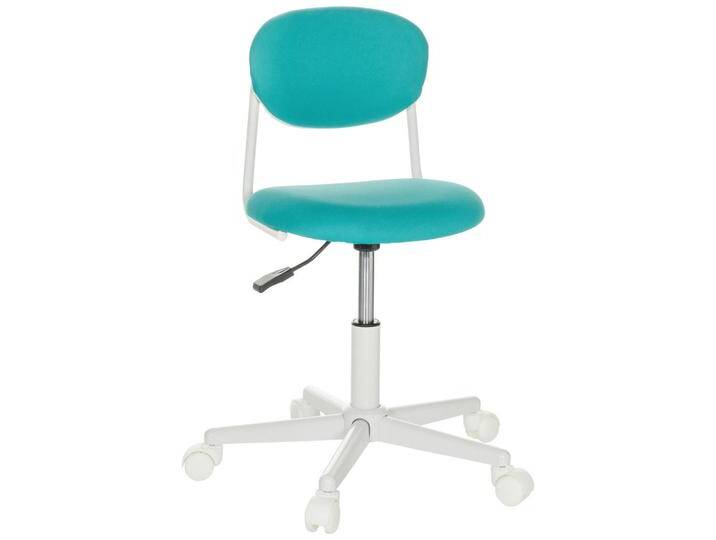 MID.YOU JUGENDDREHSTUHL, Türkis, Drehkreuz, 60x72-83x60 cm, Sitzfläche 360° drehbar, Arbeitszimmer, Bürostühle, Jugend- & Kinderschreibtischstühle von MID.YOU