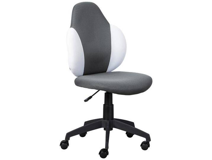 MID.YOU JUGENDDREHSTUHL Interlink JESSI 99803488, Weiß, Dunkelgrau, Kunststoff, Drehkreuz, 52x94(103)x56 cm, Arbeitszimmer, Bürostühle, Jugend- & von MID.YOU