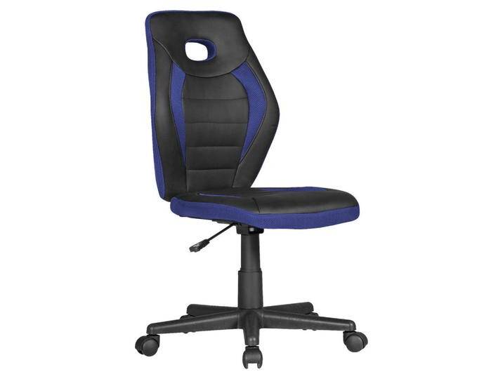 MID.YOU JUGENDDREHSTUHL Skyport LUAN, Blau, Schwarz, Sternfuß, 63x91x63 cm, Wippfunktion, Wippmechanik ohne Härtegradeinstellung, Arbeitszimmer, von MID.YOU