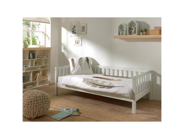 MID.YOU KINDER-/JUNIORBETT, Weiß, Kiefer, 90x200 cm, Lattenrost,nicht verstellbar, Kinder- & Jugendzimmer, Kindermöbel, Kinderbetten von MID.YOU