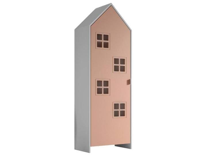 Vipack KINDERKLEIDERSCHRANK, Weiß, Pink, Metall, 3 Fächer, 57.6x171.3x37 cm, Babymöbel, Babykleiderschrank von Vipack