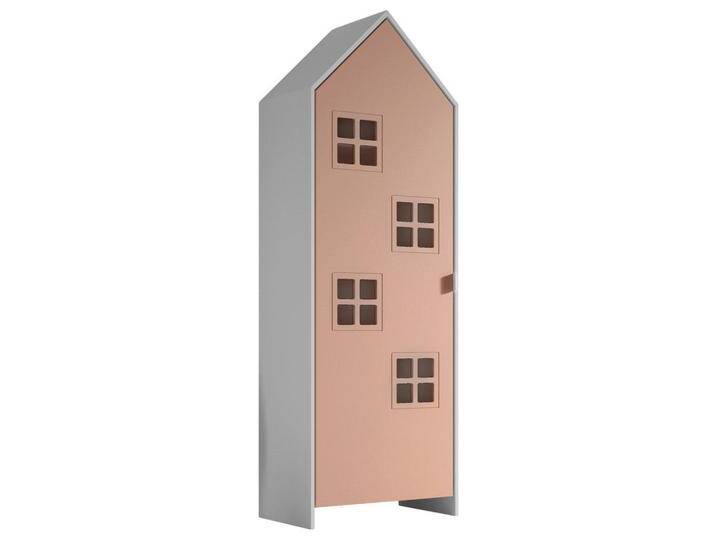 Vipack KINDERKLEIDERSCHRANK, Weiß, Pink, Metall, 3 Fächer, 57.6x171.3x37 cm, Babymöbel, Babykleiderschrank von Vipack