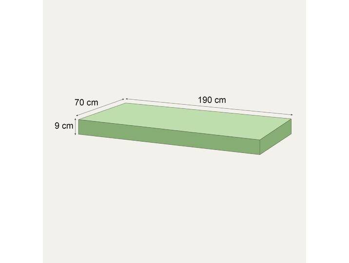 MID.YOU KOMFORTSCHAUMMATRATZE, Weiß, rechteckig, 70x190 cm, Bezug abnehmbar/waschbar, atmungsaktiv, rundum abnehmbar, Schlafzimmer, Matratzen Shop, von MID.YOU