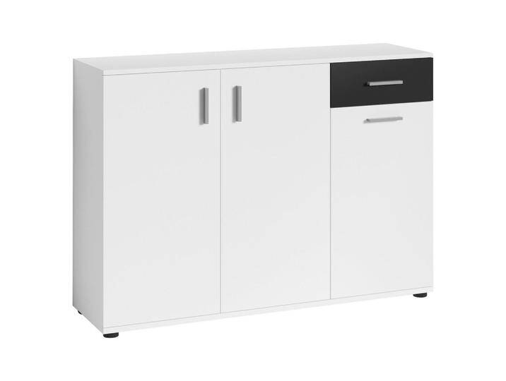 MID.YOU KOMMODE Jakob, Schwarz, Weiß, Kunststoff, 2 Fächer, 1 Schubladen, 110x83.5x35.5 cm, FSC MIX, Typenauswahl, Beimöbel erhältlich, stehend, in MID.YOU KOMMODE Jakob, Schwarz, Weiß, Kunststoff, 2 Fächer, 1 Schubladen, 110x83.5x35.5 cm, FSC MIX, Typenauswahl, Beimöbel erhältlich, stehend, in von MID.YOU