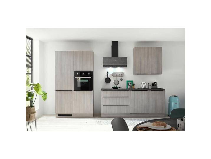 MID.YOU KÜCHENLEERBLOCK Landzeit, Pinien, Kunststoff, 3 Schubladen, seitenverkehrt montierbar, nur wie online abgebildet bestellbar, 320 cm, von MID.YOU