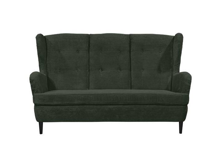 MID.YOU SOFA, Dunkelgrün, Buche, massiv, 2-Sitzer, 176x103x98 cm, Made in EU, Küchen, Küchenmöbel, Küchensofas von MID.YOU
