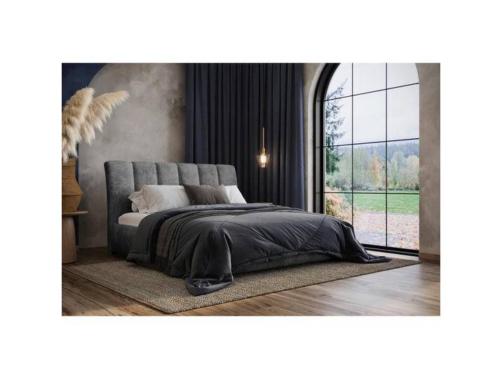 MID.YOU POLSTERBETT, Graphit, Metall, Buche, 140x200 cm, Bettkasten, Lattenrost, gepolstertes Kopfteil, in verschiedenen Größen erhältlich,alternative MID.YOU POLSTERBETT, Graphit, Metall, Buche, 140x200 cm, Bettkasten, Lattenrost, gepolstertes Kopfteil, in verschiedenen Größen erhältlich,alternative von MID.YOU