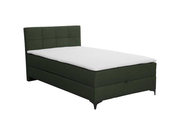 MID.YOU POLSTERBETT, Olivgrün, Höhe ca. 22 cm, 120x200 cm, gepolstertes Kopfteil, Schlafzimmer, Betten, Polsterbetten von MID.YOU