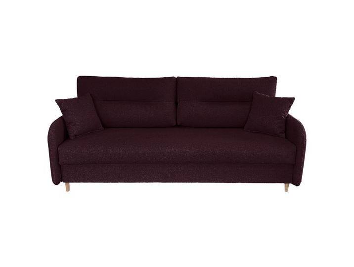 MID.YOU SCHLAFSOFA, Aubergine, 2-Sitzer, Füllung: Polyurethan (PUR),Polyurethan (PUR), 206x88x93 cm, Made in EU, Liegefunktion, Wohnzimmer, Sofas & von MID.YOU