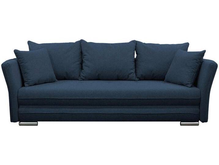 MID.YOU SCHLAFSOFA, Blau, 2-Sitzer, Füllung: Schaumstoff, 235x83x106 cm, Wohnzimmer, Sofas & Couches, Schlafsofas, Schlafsofas mit Bettkasten von MID.YOU