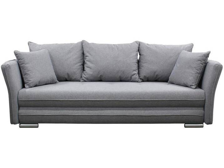 MID.YOU SCHLAFSOFA, Grau, 2-Sitzer, Füllung: Schaumstoff, 235x83x106 cm, Wohnzimmer, Sofas & Couches, Schlafsofas, Schlafsofas mit Bettkasten von MID.YOU