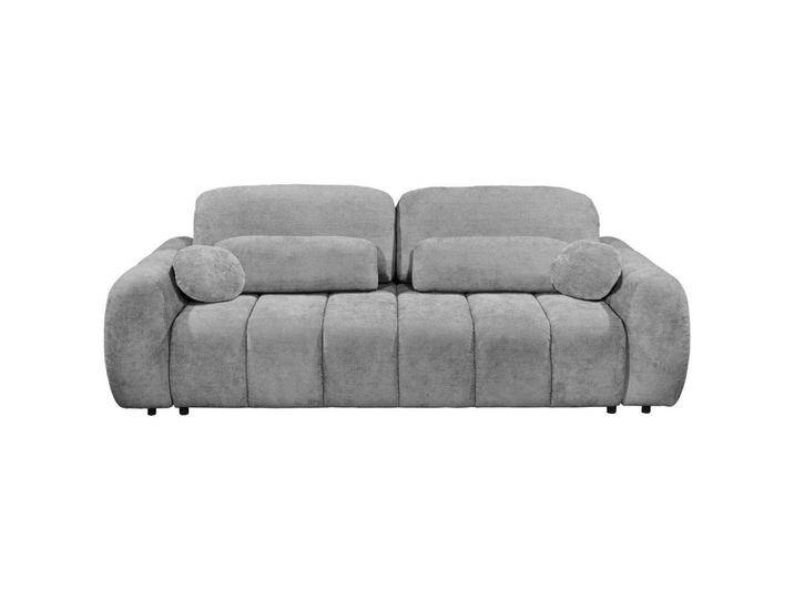 MID.YOU SCHLAFSOFA, Grau, 3-Sitzer, Füllung: Schaumstoffflocken,Schaumstoffflocken,Schaumstoffflocken, 256x76x112 cm, Made in EU, Schlafen auf von MID.YOU
