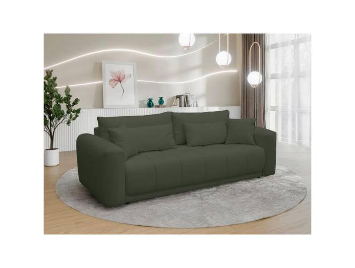 MID.YOU SCHLAFSOFA, Grün, Holz, 2-Sitzer, Füllung: Schaumstoffflocken,Schaumstoffflocken, 245x90x117 cm, Made in EU, Stoffauswahl, Schlafen auf MID.YOU SCHLAFSOFA, Grün, Holz, 2-Sitzer, Füllung: Schaumstoffflocken,Schaumstoffflocken, 245x90x117 cm, Made in EU, Stoffauswahl, Schlafen auf von MID.YOU