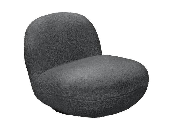 MID.YOU SESSEL, Anthrazit, 85x70x99 cm, Made in EU, Sitzfläche 360° drehbar, Wohnzimmer, Sessel, Sonstige Sessel von MID.YOU