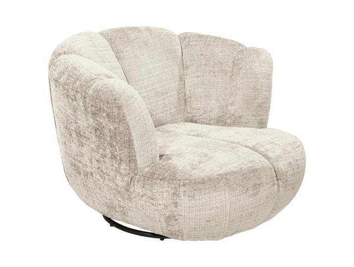 MID.YOU SESSEL, Beige, 101x69x107 cm, Made in EU, Sitzfläche 360° drehbar, Stühle von MID.YOU