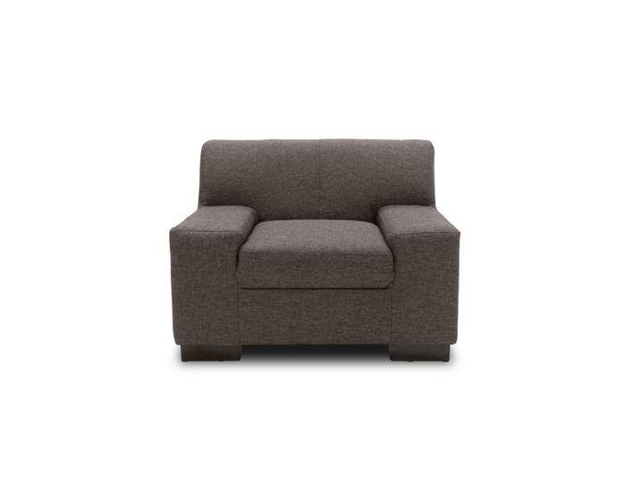 MID.YOU SESSEL, Graubraun, Wenge, Uni, 101x74x85 cm, Made in EU, FSC MIX, Wohnzimmer, Sessel, Polstersessel von MID.YOU