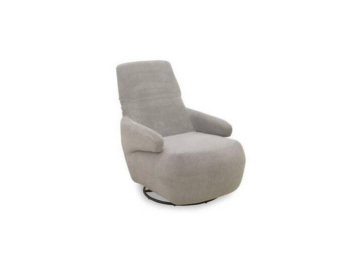 MID.YOU SESSEL, Hellgrau, Uni, 68x67x88 cm, Made in EU, FSC MIX, Sitzfläche 360° drehbar, Wohnzimmer, Sessel, Polstersessel von MID.YOU