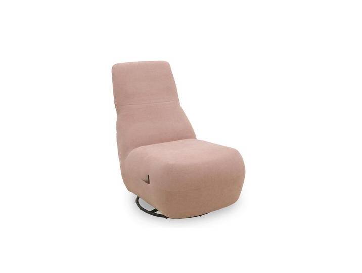 MID.YOU SESSEL, Rosa, Uni, 68x67x88 cm, FSC MIX, Sitzfläche 360° drehbar, Wohnzimmer, Sessel, Polstersessel von MID.YOU