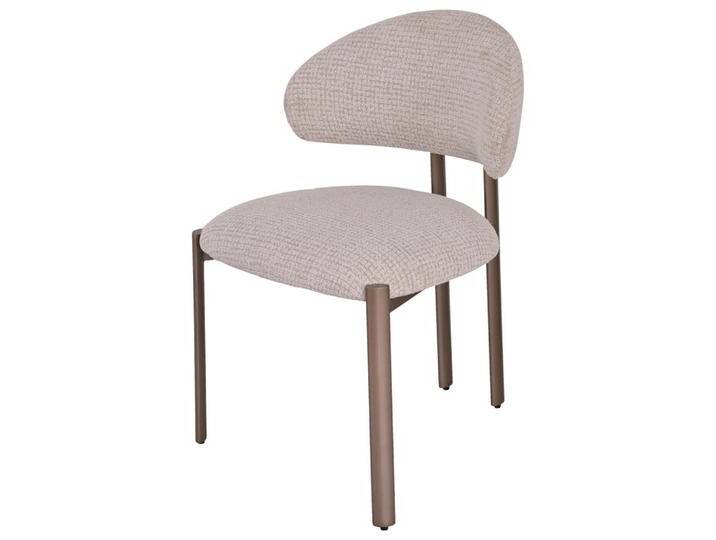 MID.YOU STUHL, Champagner, Beige, Metall, Flachrohr, 55x81x57 cm, Stühle MID.YOU STUHL, Champagner, Beige, Metall, Flachrohr, 55x81x57 cm, Stühle von MID.YOU