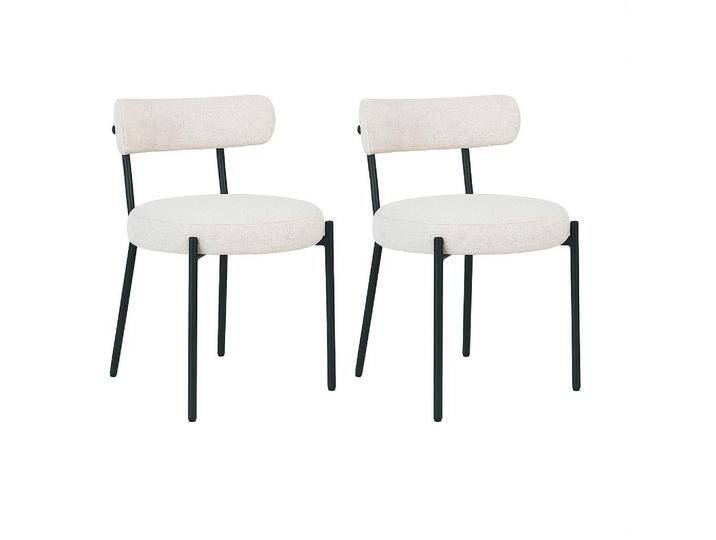 MID.YOU STUHL-SET, Grauweiß, Rundrohr, 47x72.5x49.5 cm, Stühle von MID.YOU