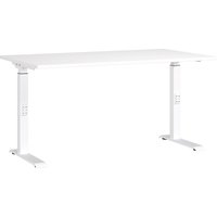 MID.YOU Schreibtisch höhenv. MAILAND, Holznachbildung von MID.YOU