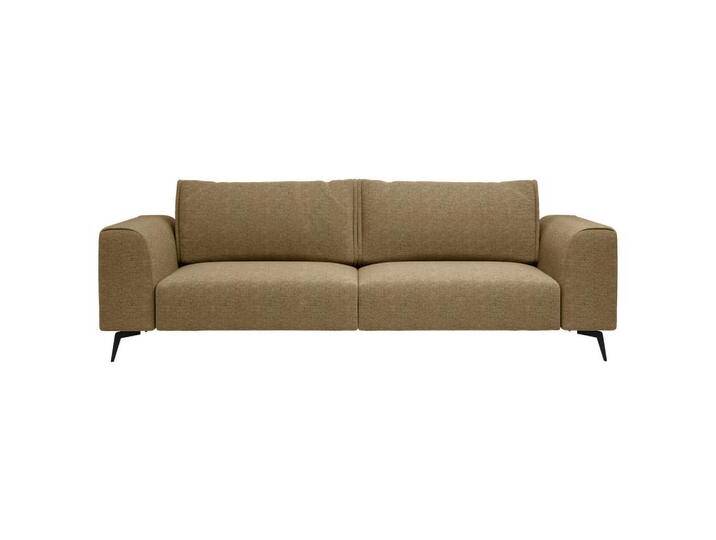 MID.YOU VIERSITZER-SOFA, Gold, Holz, 4-Sitzer, Füllung: Polyurethan (PUR), Silikon, 302x87x88 cm, Made in EU, Wohnzimmer, Sofas & Couches, Sofas von MID.YOU
