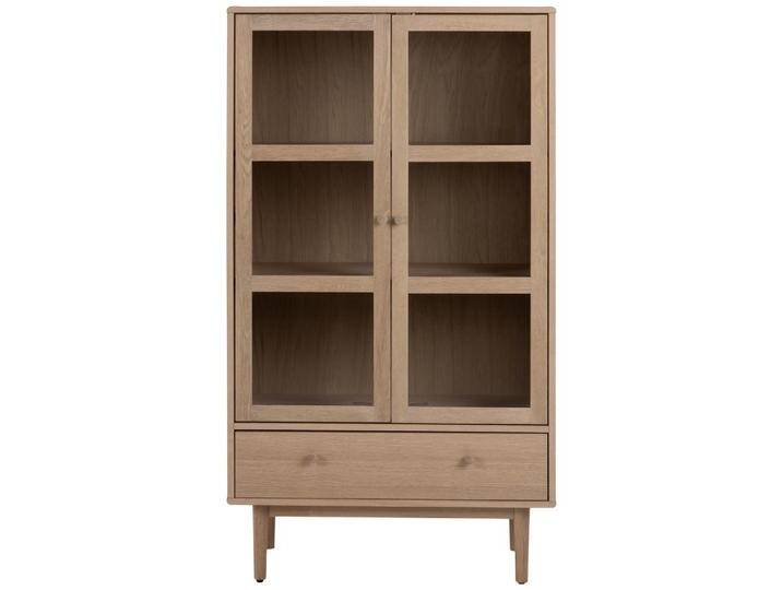 MID.YOU VITRINE, Eiche, Holz, Eiche, vollmassiv,furniert,furniert, 2 Fächer, 1 Schubladen, 80x144.5x40 cm, Esszimmer, Vitrinen MID.YOU VITRINE, Eiche, Holz, Eiche, vollmassiv,furniert,furniert, 2 Fächer, 1 Schubladen, 80x144.5x40 cm, Esszimmer, Vitrinen von MID.YOU
