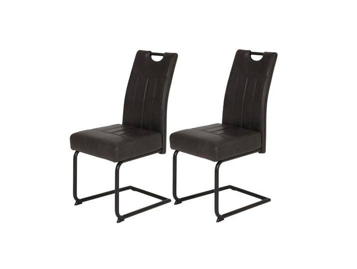 Schwingstuhl-Set Betty S 2er-Set ca. 43x99 cm Anthrazit von MID.YOU