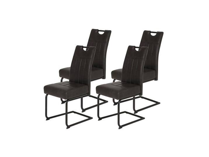 Schwingstuhl-Set Betty S 4er-Set ca. 43x99 cm Anthrazit Schwingstuhl-Set Betty S 4er-Set ca. 43x99 cm Anthrazit von MID.YOU
