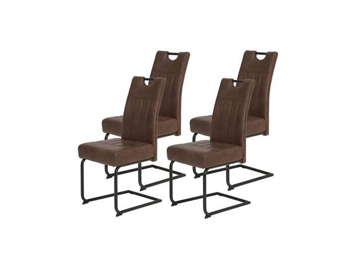 Schwingstuhl-Set Betty S 4er-Set ca. 43x99 cm Braun von MID.YOU