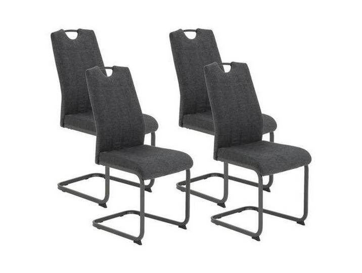Schwingstuhl-Set Britta S 4er-Set ca. 44x100cm Anthrazit Schwingstuhl-Set Britta S 4er-Set ca. 44x100cm Anthrazit von MID.YOU