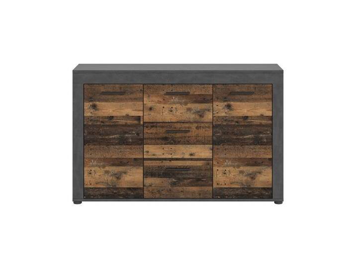 Sideboard Jam ca. 125x80x35 cm Anthrazit von MID.YOU
